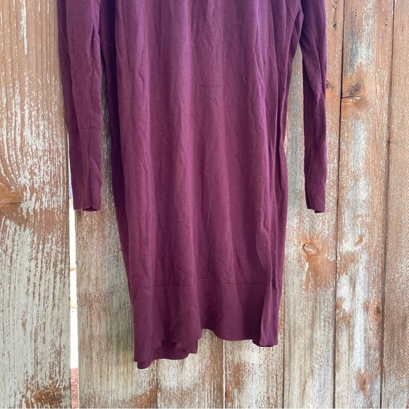 HALOGEN Women’s Burgundy Soft Open Front‎ Cardigan Viscose Cashmere Size Small - Picture 12 of 12